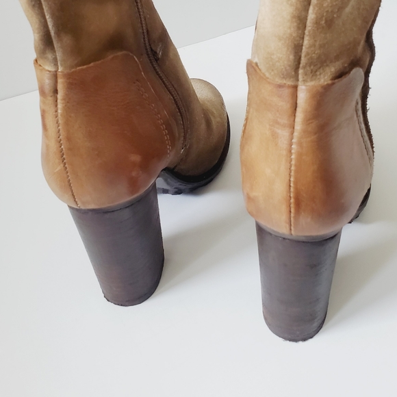 Rebels Womens Tan Boots 38/7.5 - Picture 12 of 12